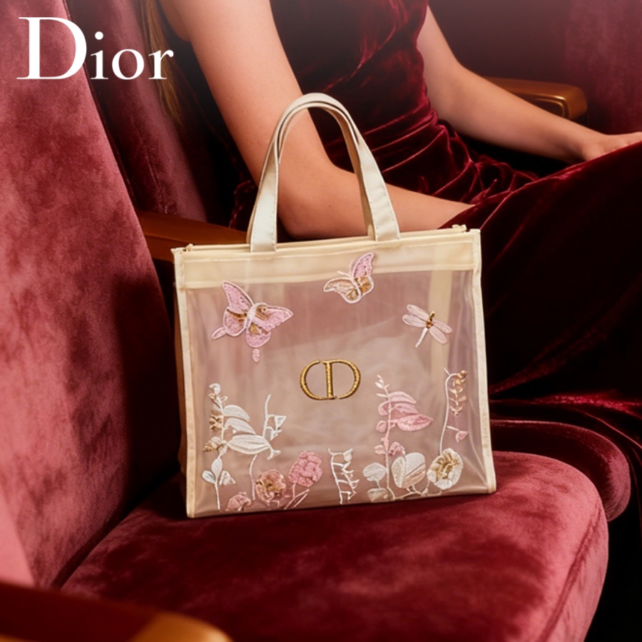 Luxury Bags White - Сумка Christian Dior, роскошная дизайнерская полупрозрачная