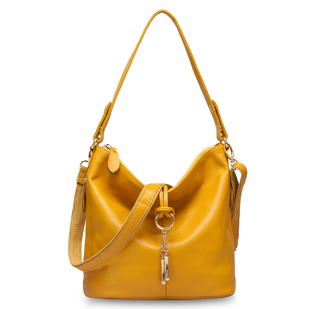 Luxury Bags Louis Vuitton - Женская сумка-хобо из натуральной кожи, с