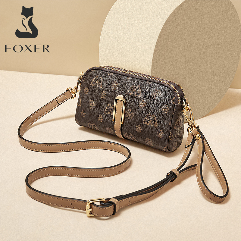 Luxury Bags Vip - FOXER женская маленькая сумка через плечо