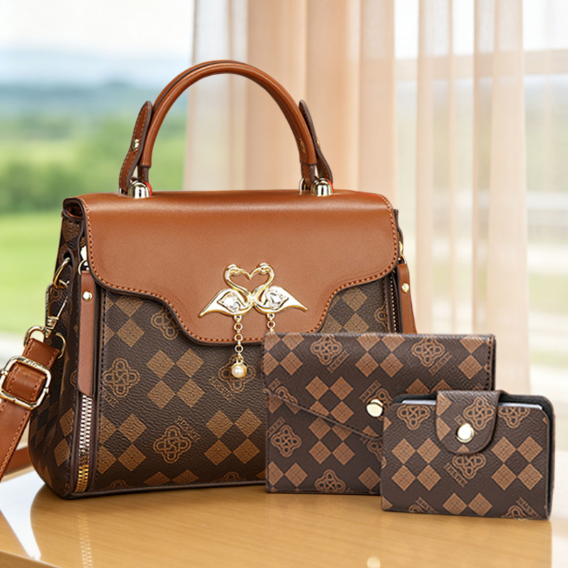 Luxury Bags Women - Набор из 3 женских сумок, легкая
