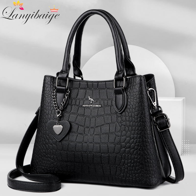 Luxury Bags Louis Vuitton - Натуральная брендовая кожа 3-слойная сумка через