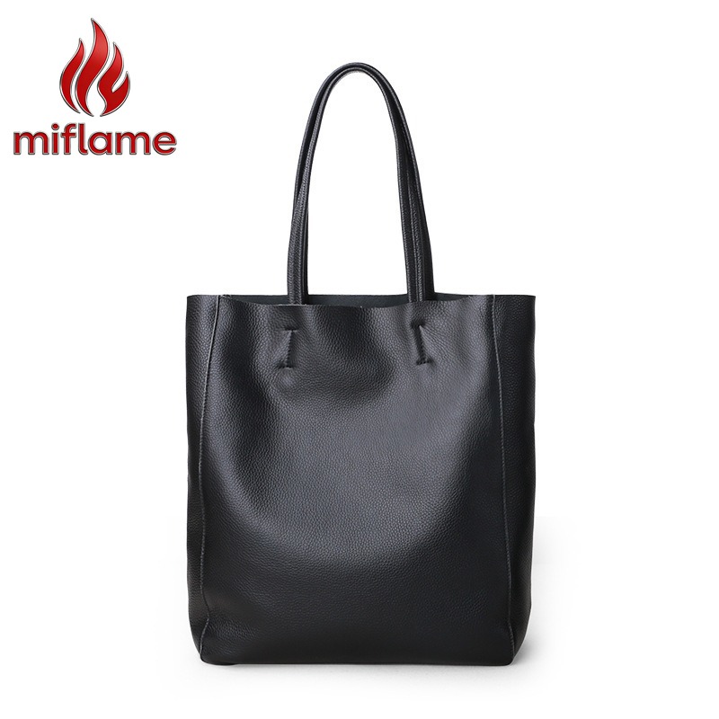 Quiet Luxury Bags Tote - Женская сумка-тоут из натуральной кожи, большая