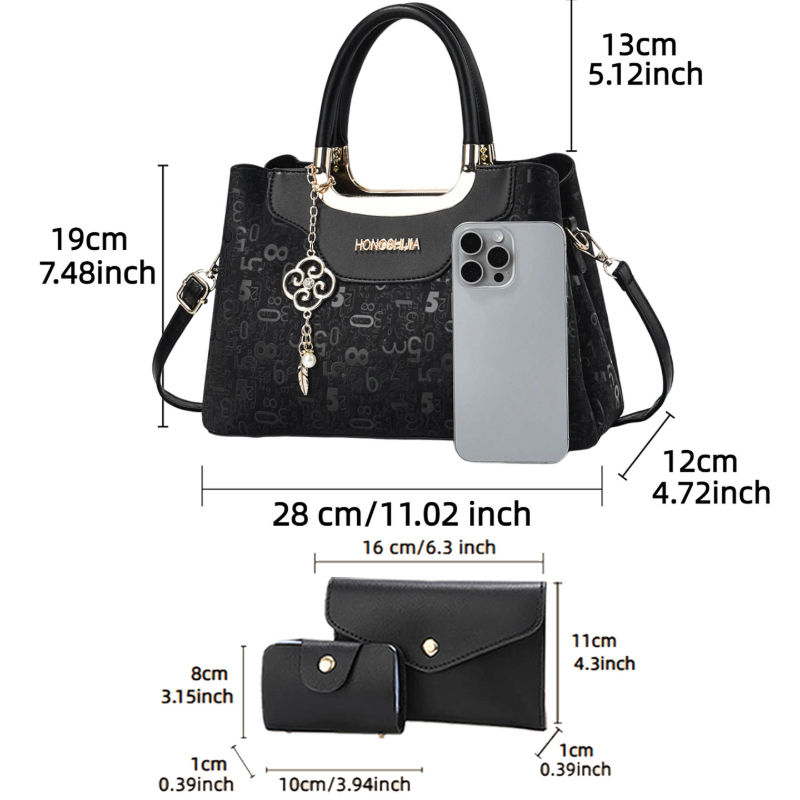 Набор из 3-х модных женских су – обзор и цена Luxury Bags Women