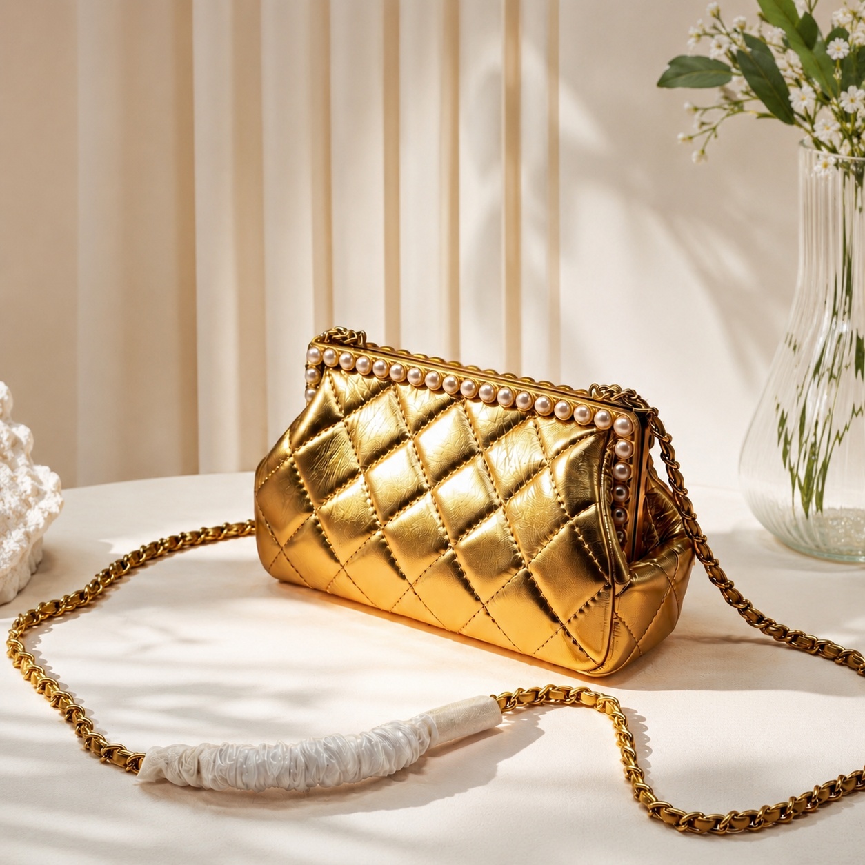 Женская сумка nobox swipedown, – обзор и цена Chain Crossbody Quilted