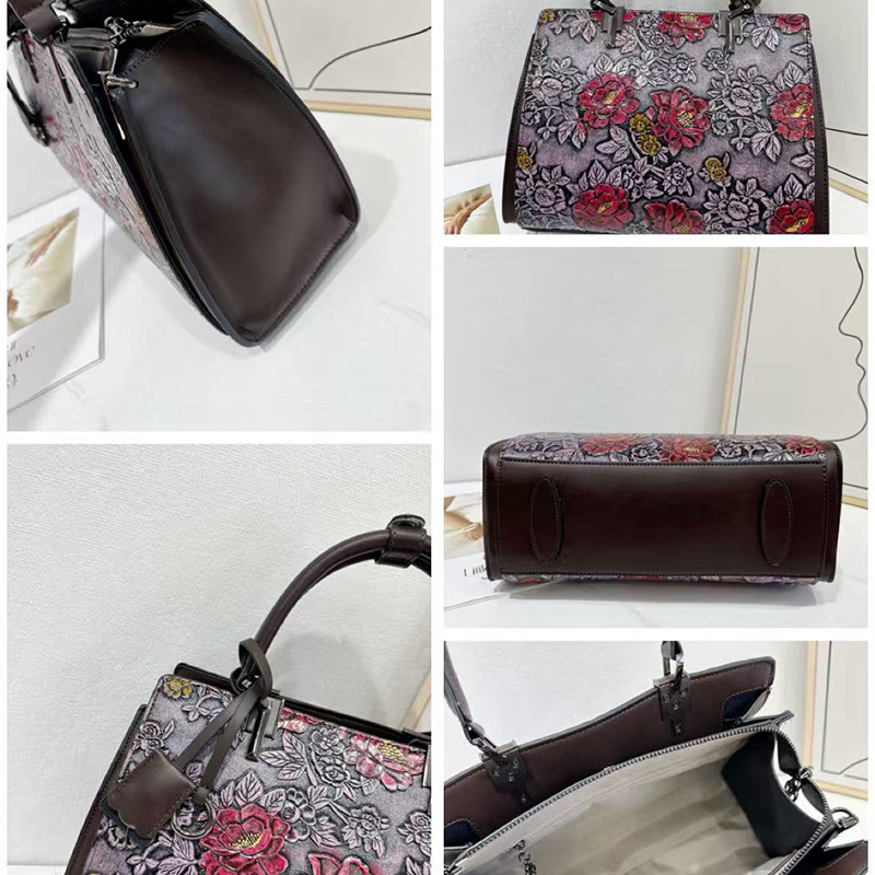 Винтажная сумка-тоут с 3D-тисн – обзор и цена Quiet Luxury Bags Tote