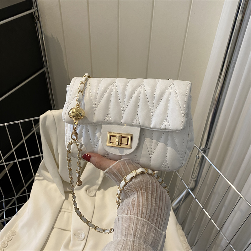 Женская стеганая сумка через п – обзор и цена Chain Crossbody Quilted