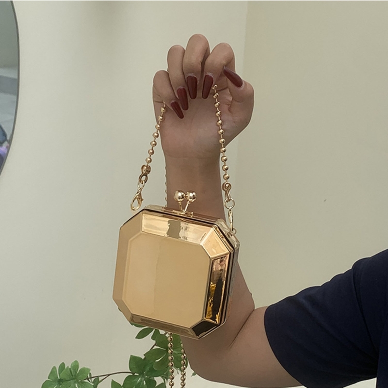 Роскошный золотистый вечерний  – обзор и цена Luxury Bags Women