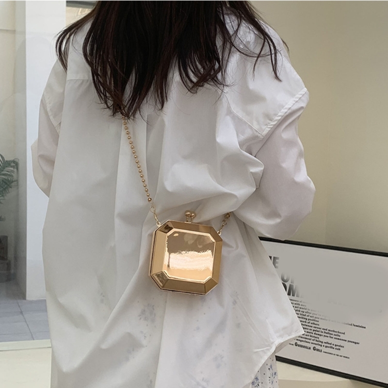 Роскошный золотистый вечерний  – обзор и цена Luxury Bags Women