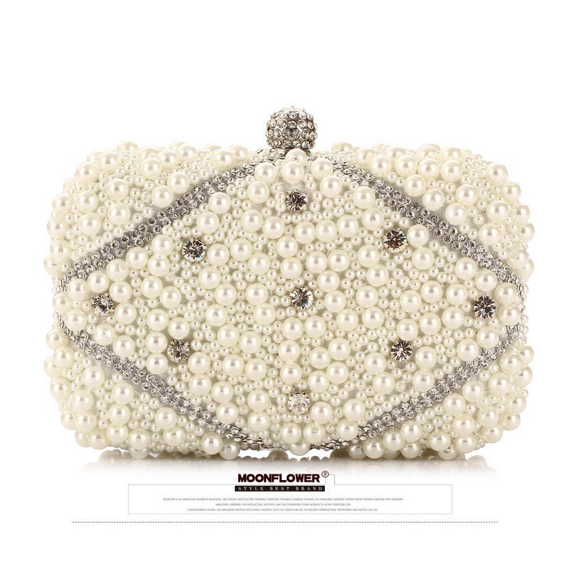 Роскошные вечерние клатчи с кр – обзор и цена Luxury Bags White